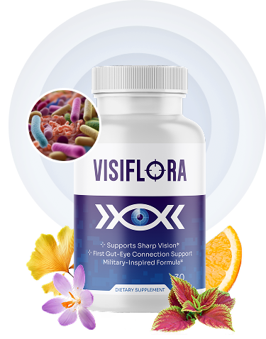 VisiFlora official bottle — 22-in-1 eye support supplement